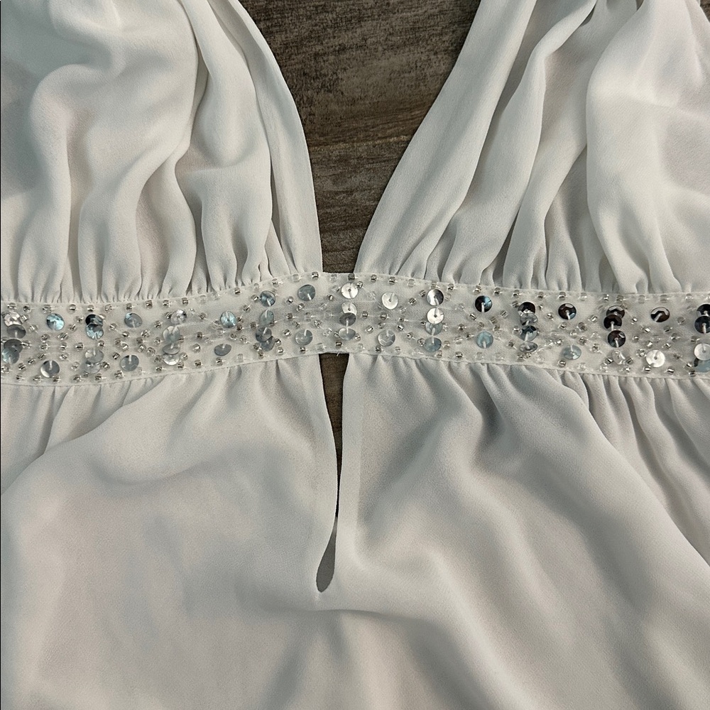 Vintage Victoria's Secret 100% Silk Nightie Top sz Medium - Picture 2 of 4